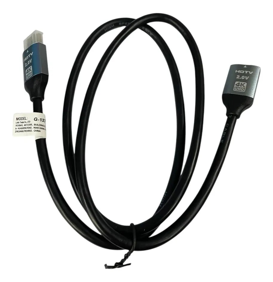 Cable Extencion Hdmi Hdtv 8k Macho Hembra Green Lyca 0.5mt