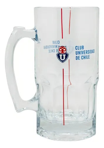 Vaso Cervecero Schopero Universidad De Chile 1 Lt Color Agua