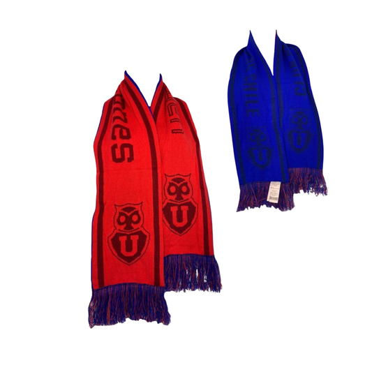 BUFANDA U DE CHILE MODELO 2026 120 CM LANA REVERSIBLE