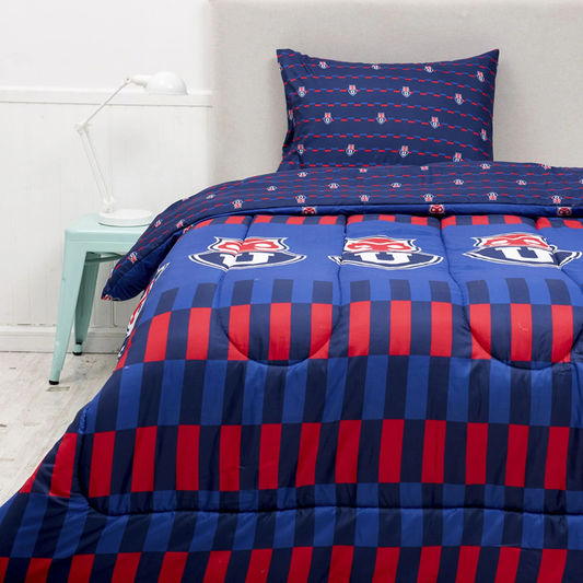 Plumón Universidad de Chile Reversible Plaza y Media 160x220 cm Oficial