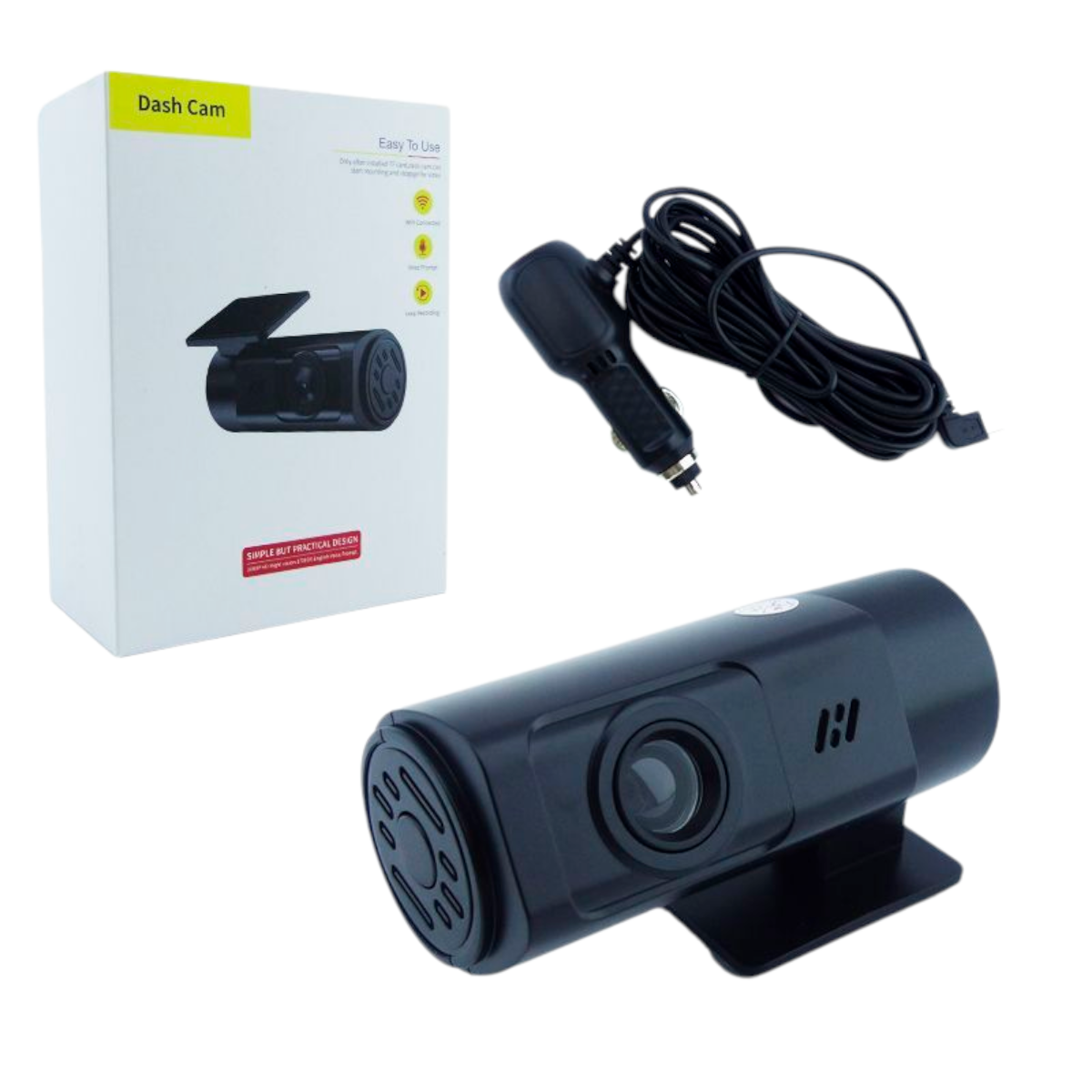 Camara DVR Para Auto Con Conexion TF Full HD Tipo Dash Cam
