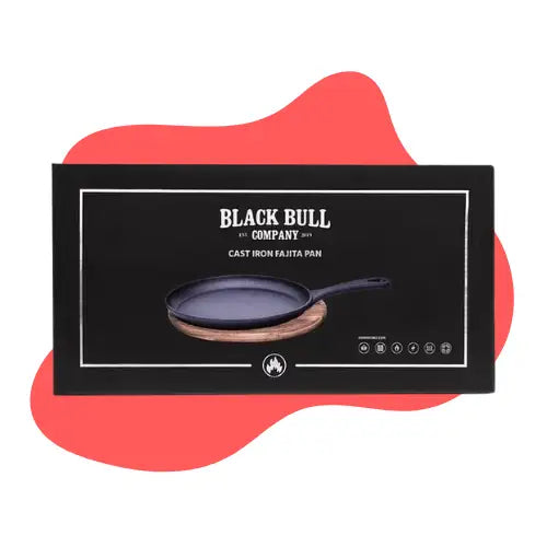 Plato Hierro Fundido Ovalado Black Bull Color Negro
