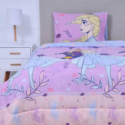 Plumón reversible Frozen diseño happiness de 1.5