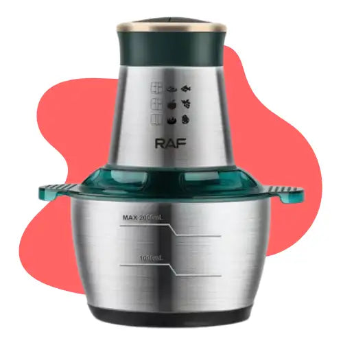 Procesador Triturador Picadora De Alimentos Moledor 1000w Color Plateado
