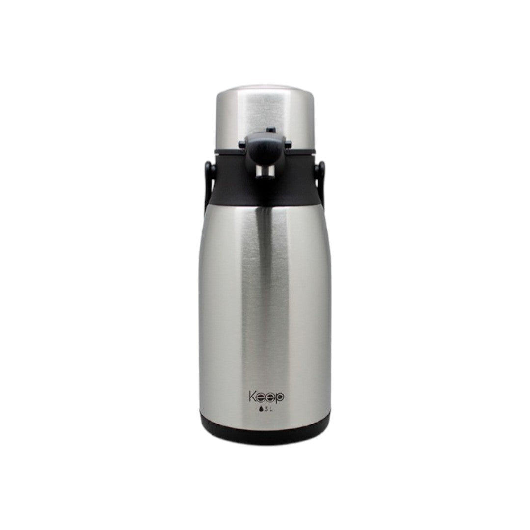 TERMO SIFON KEEP 3 LITROS INOXIDABLE CON AGARRADERA