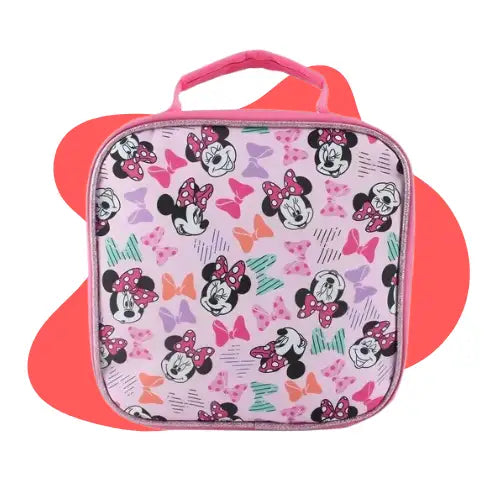Set 3 Piezas Mochila 15 Lonchera Estuche Minnie Color Multicolor