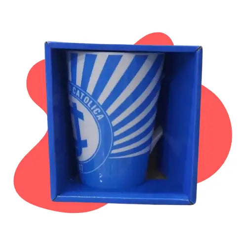 Universidad Católica  Tazón de Cerámica  Cónico  400 Ml Color Multicolor
