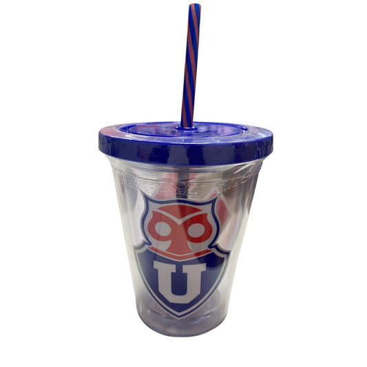 Vaso u de chile bombilla plastico libre bpa