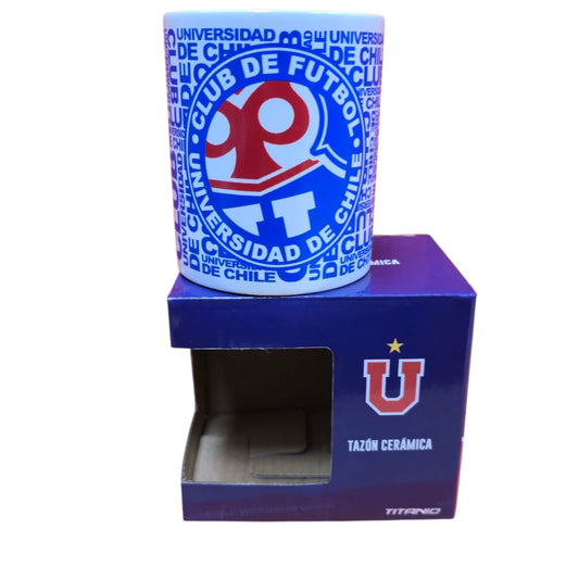 Taza u de chile 11oz ceramica