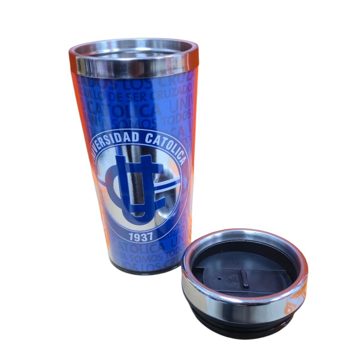Vaso termico u catolica con tapa inoxidable