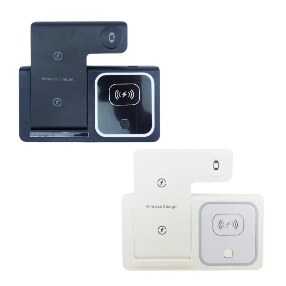 Cargador Inalámbrico 3 en 1 Plegable Celular Reloj y Audífonos