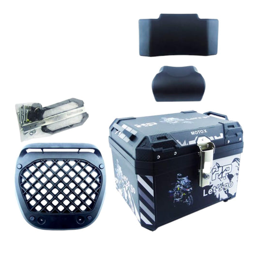 CAJA MALETA PARA MOTO 45 LT GUARDA OBJETOS