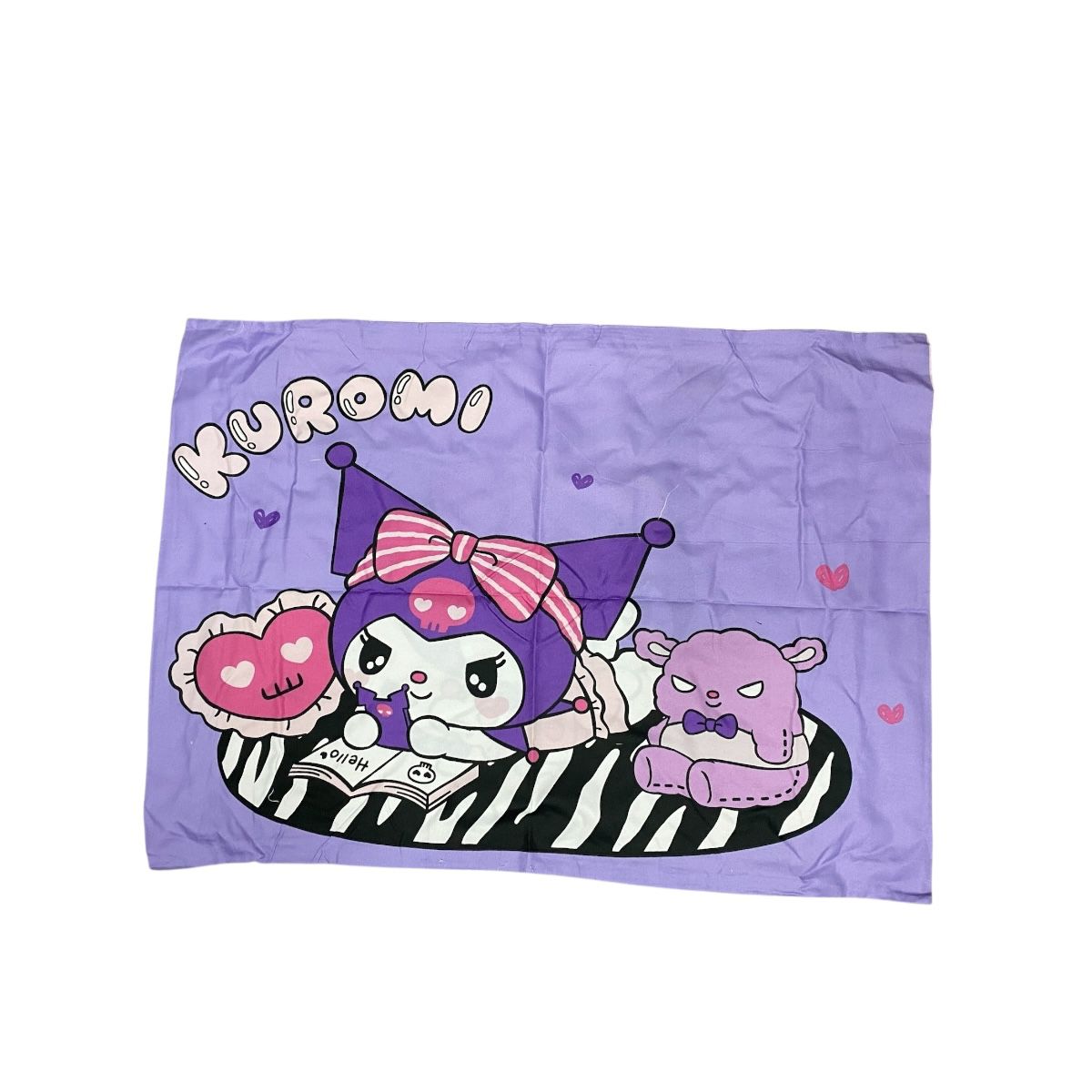 Plumón Reversible Kuromi 1.5 Plaza Infantil Anime
