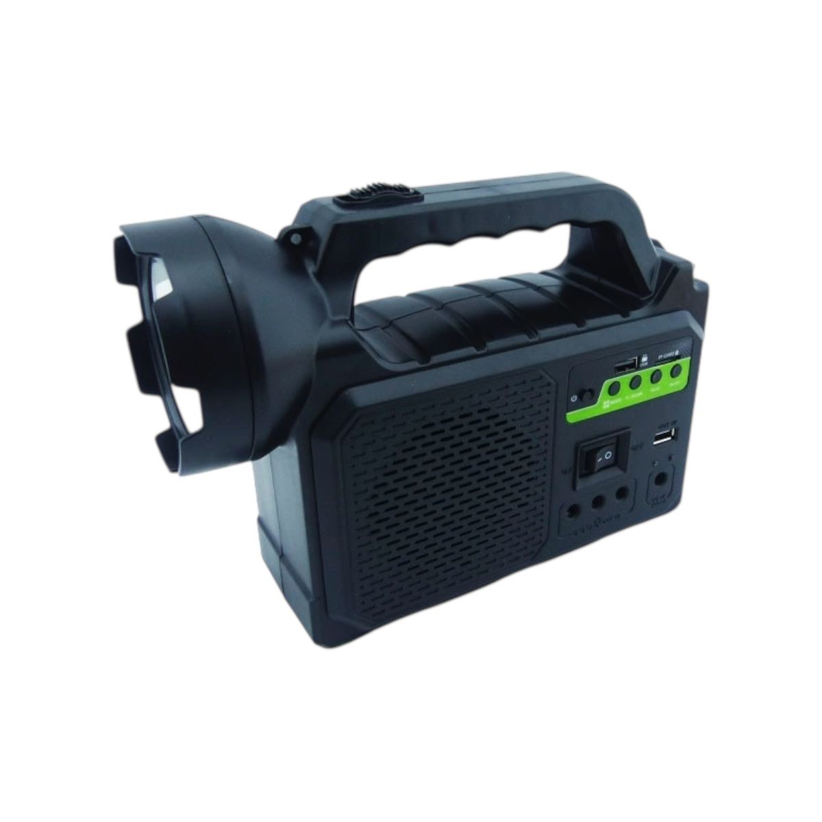 Kit Iluminación Solar GDPlus P30FM con 3 Focos LED y Panel Recargable USB