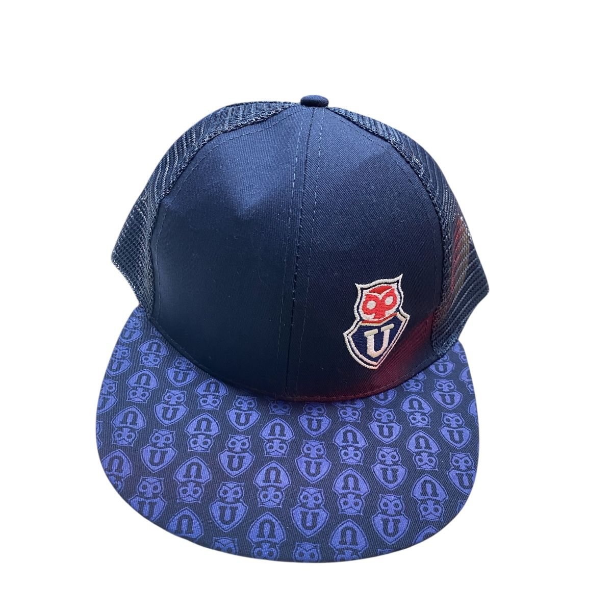 Gorra Oficial Universidad De Chile Azul Visera Estampada