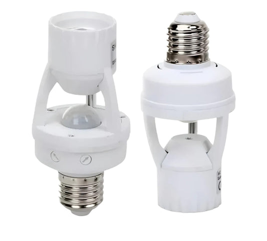 SOQUETE AMPOLLETA E27 CON  SENSOR DE MOVIMIENTO