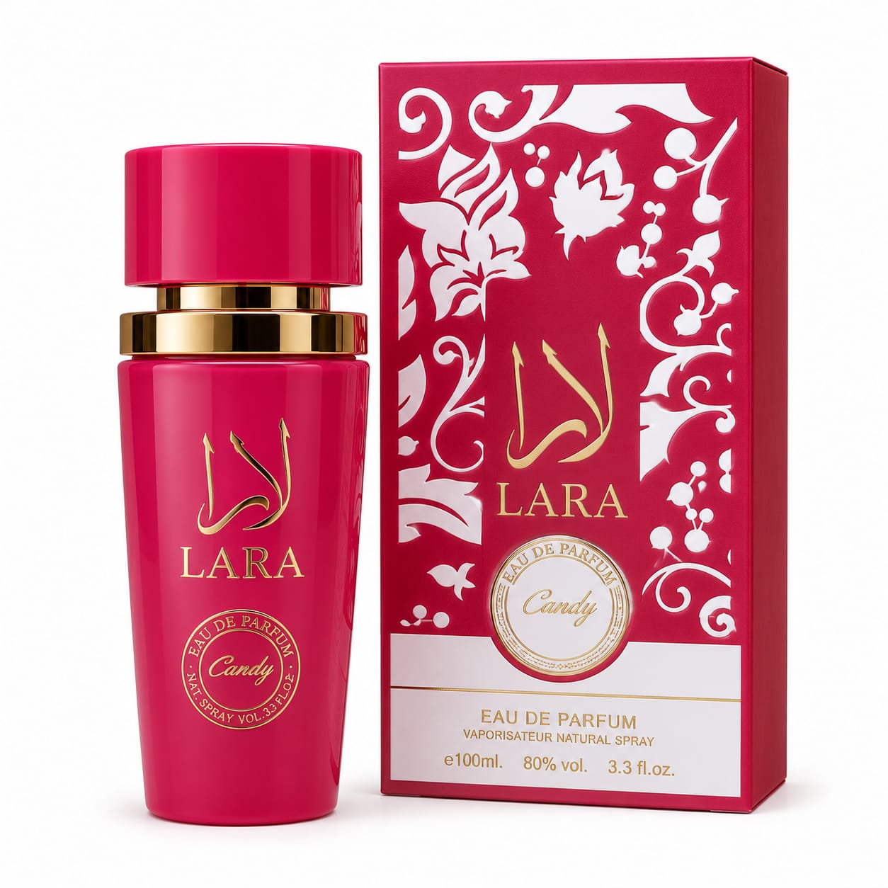 Perfume arabe lara candy EAU PARFUM 100ML