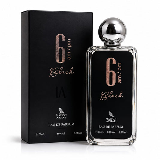 Perfume Arabe Maison Azhar 6 AM / PM Black Eau de Parfum 100 ml