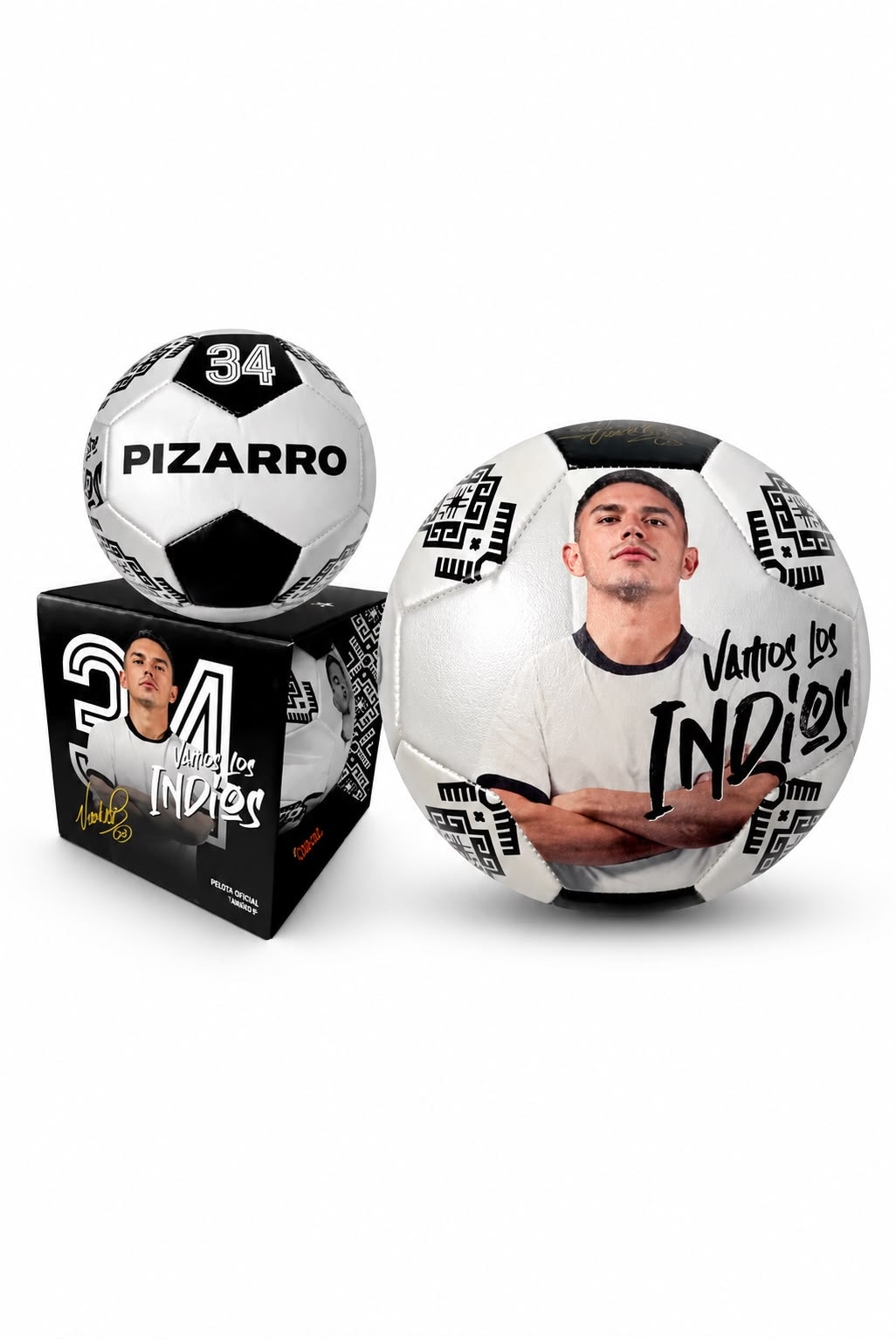 Pelota Jugadores Vamos Indios