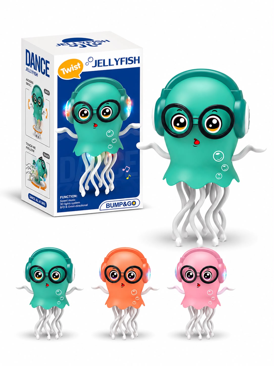 Medusa bailarin Musical de colores