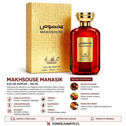 Perfume Árabe Makhsouse Manasik Eau de Parfum 100 ml