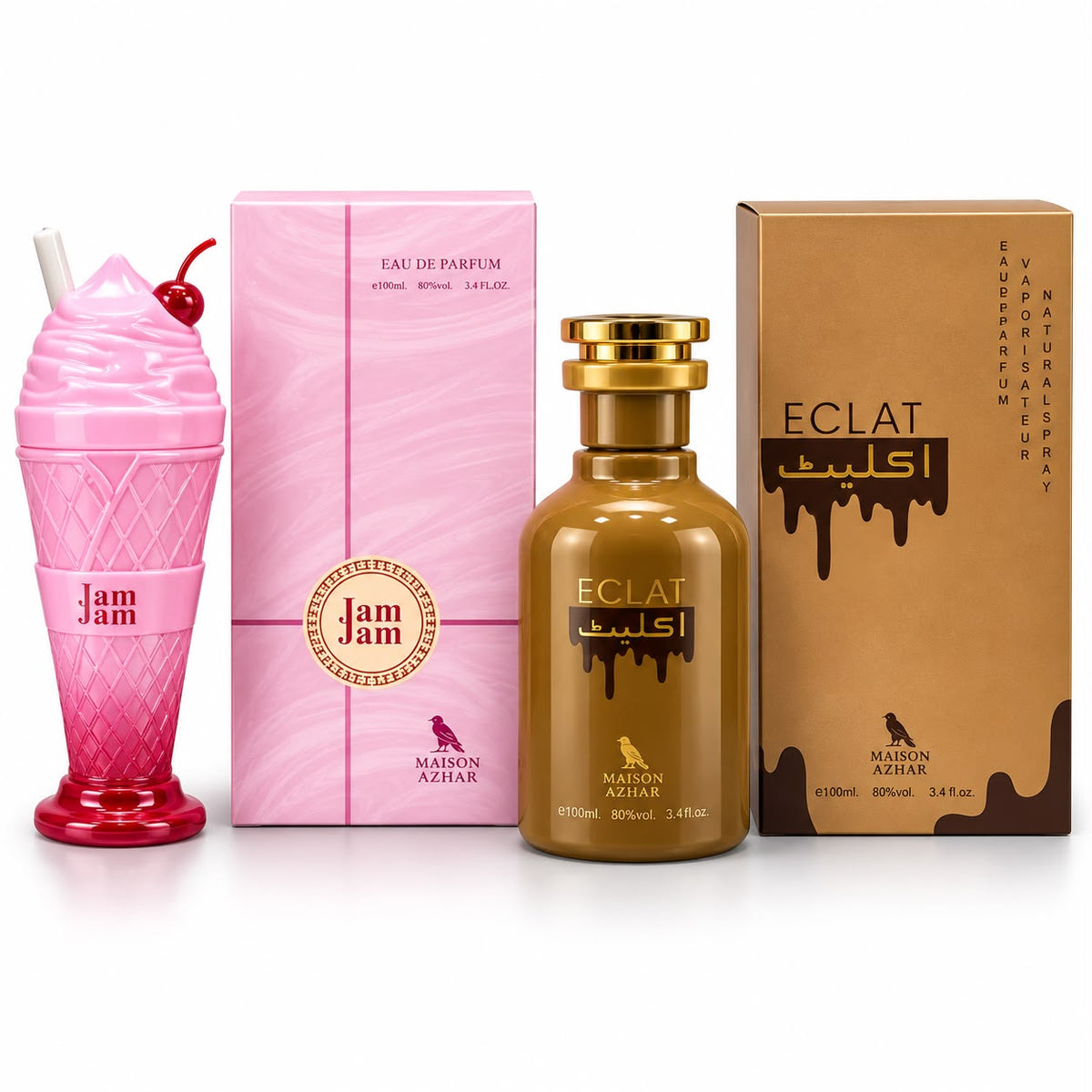 pack de perfume jam jam/ eclat de 100ml
