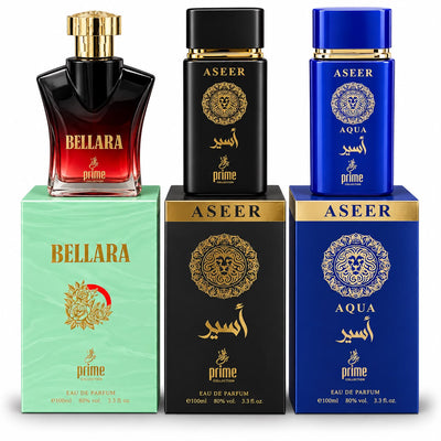 Pack X3 Perfumes Prime Set Mixto Para Ella y El