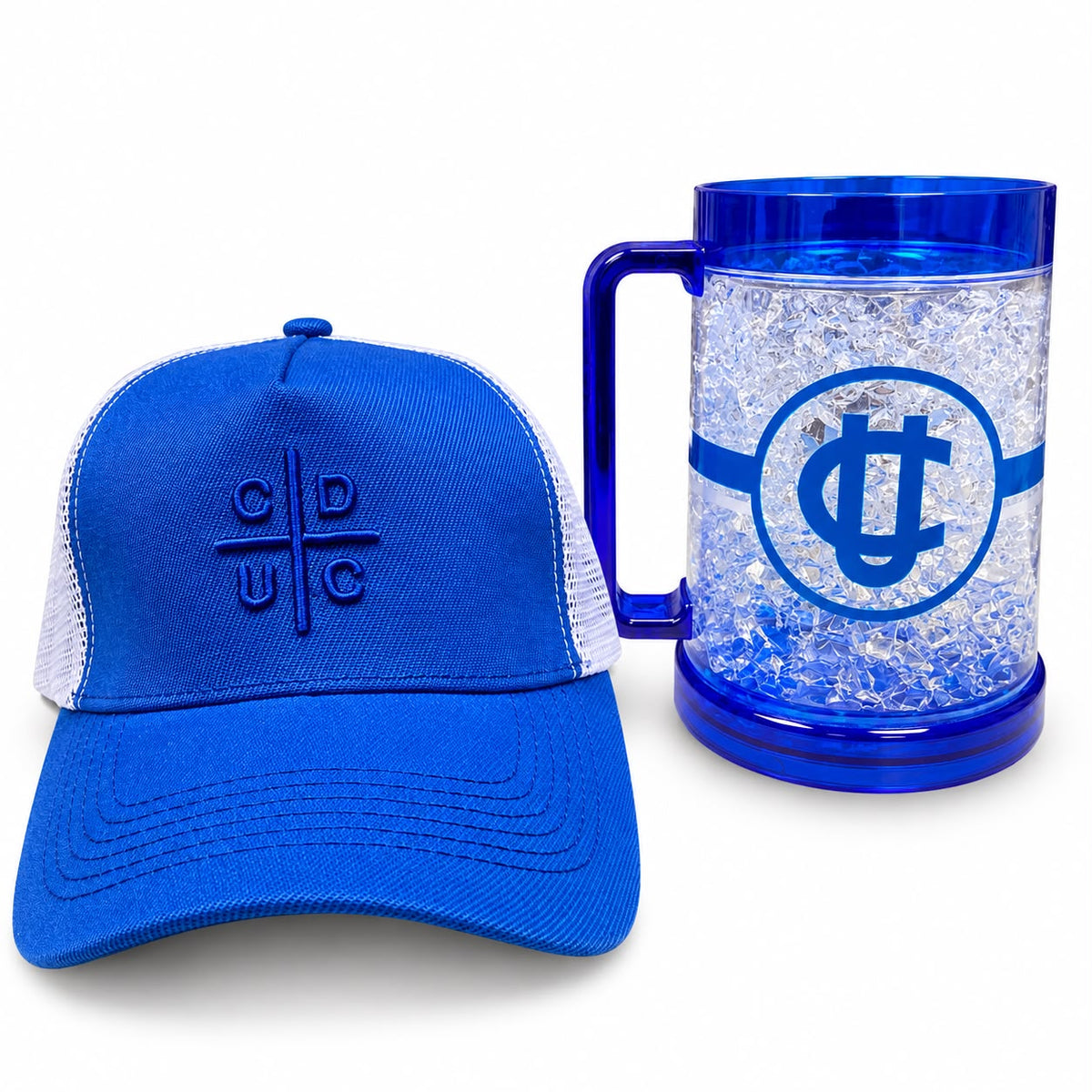 PACK Jockey Trucker Azul + Vaso Chopero Frozen Congelable