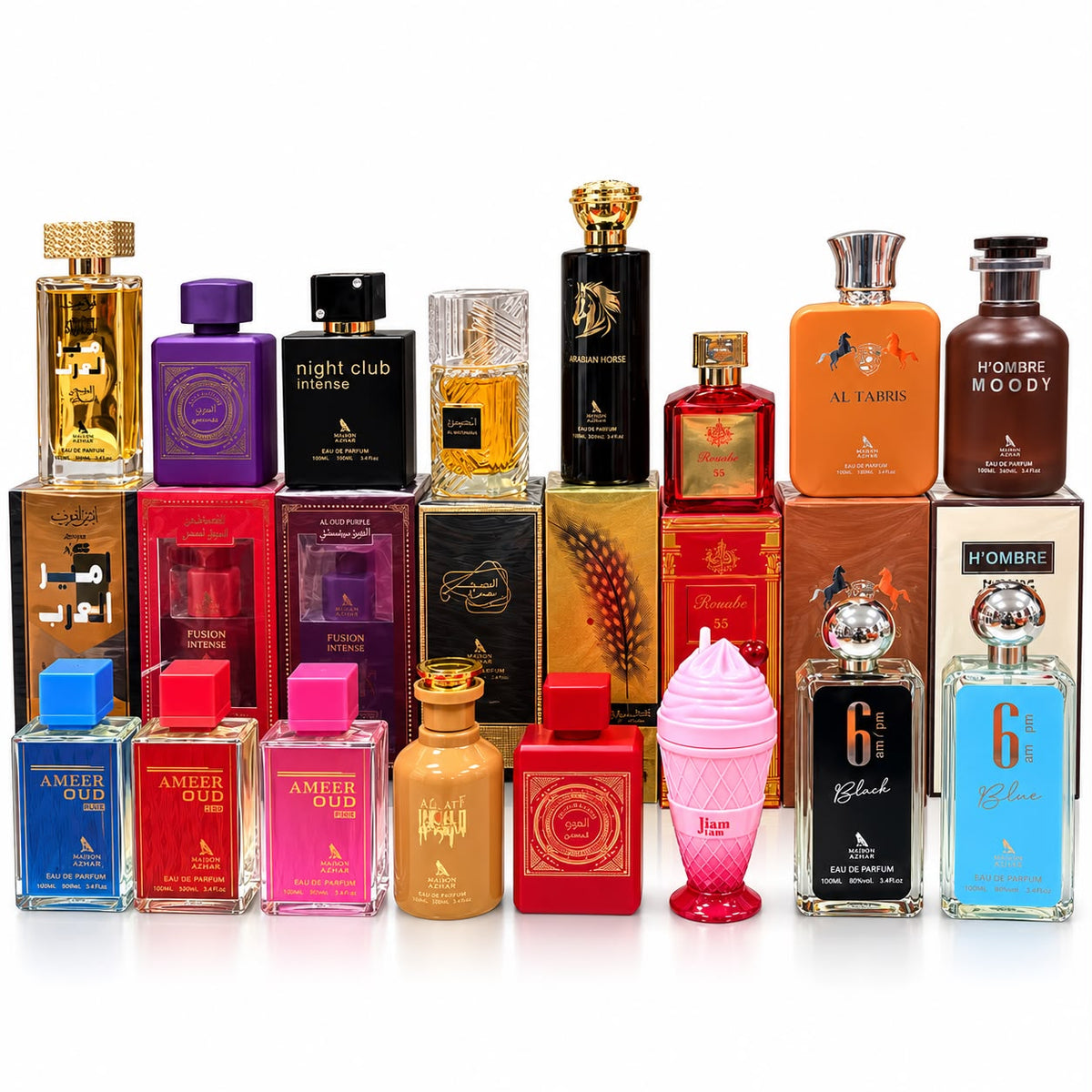 Promo maison azhar 16 perfumes de 100ml c/u