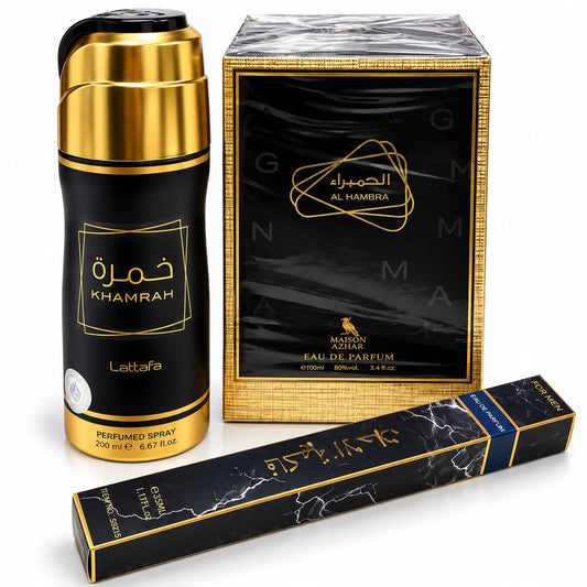 Promo de Hombre Khamrah Perfumes Árabes Maison Azhar / 3 PCS