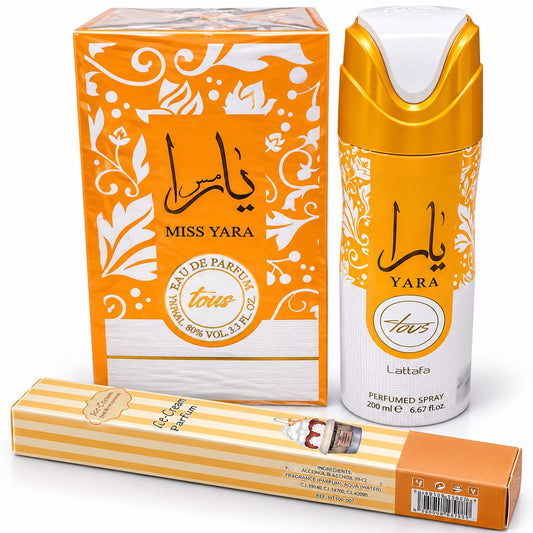 Promo Perfumes de Mujer Miss Yara Tous 3 PCS Fragancias de Dama