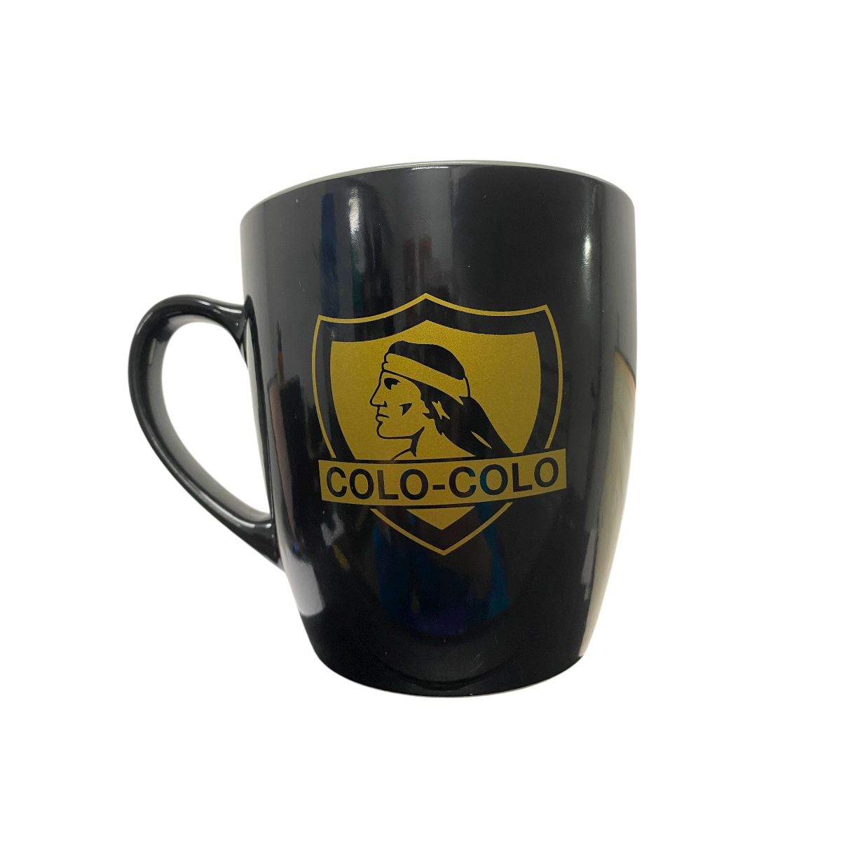 Tazón Colo Colo Copa Libertadores 1991 de 880 ml en cerámica negra con nombres de los campeones del 91. Ideal para coleccionistas y fanáticos del Eterno Campeón.
