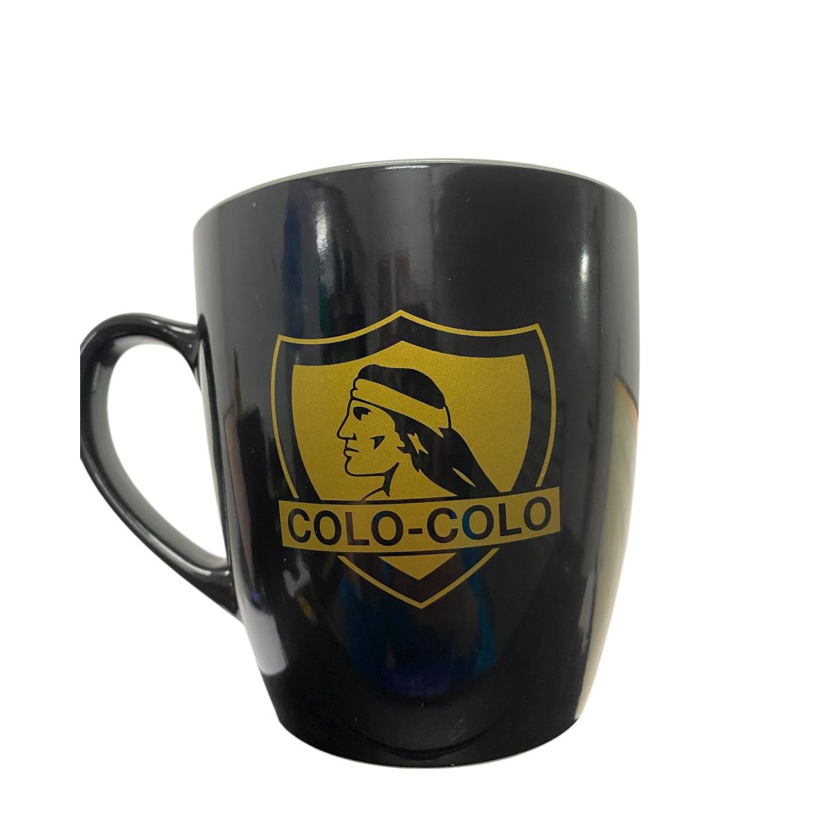 Tazón Colo Colo Copa Libertadores 1991 de 880 ml en cerámica negra con nombres de los campeones del 91. Ideal para coleccionistas y fanáticos del Eterno Campeón.