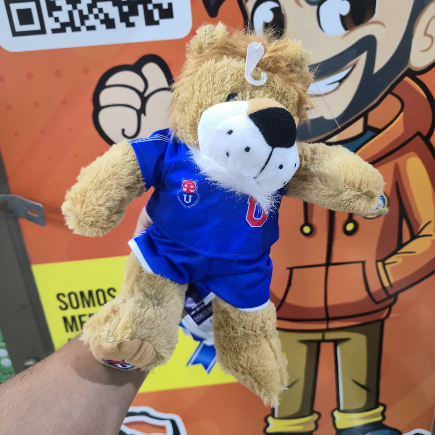 peluche u de chile leon 26 cm fanaticos