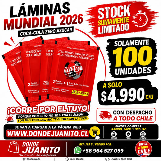 Sobre de lamina coca cola original