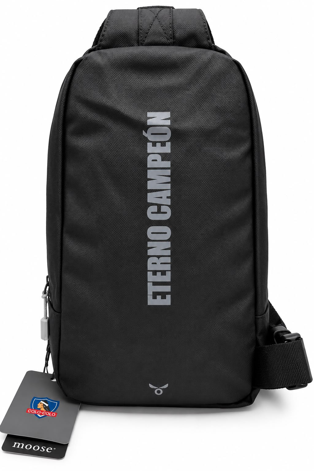 Pack X3 Colo Colo Jockey, Billetera Bolso Y Crossbang Negro