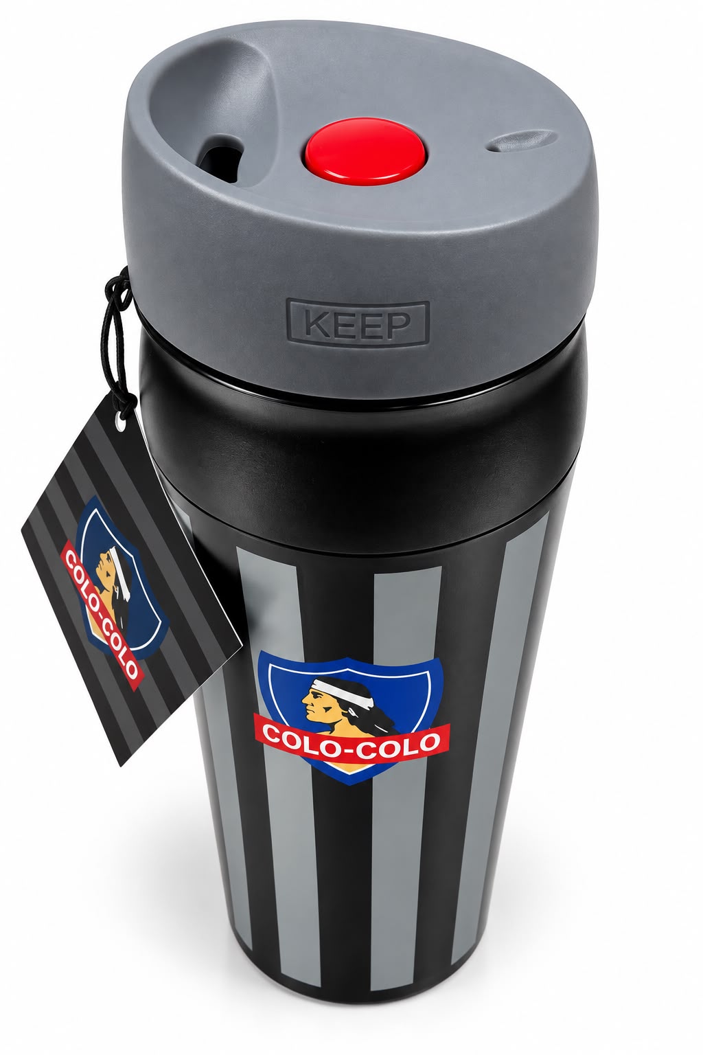 Pack X2 Mug Termico de Boton + Tazon Prime de Colo Colo