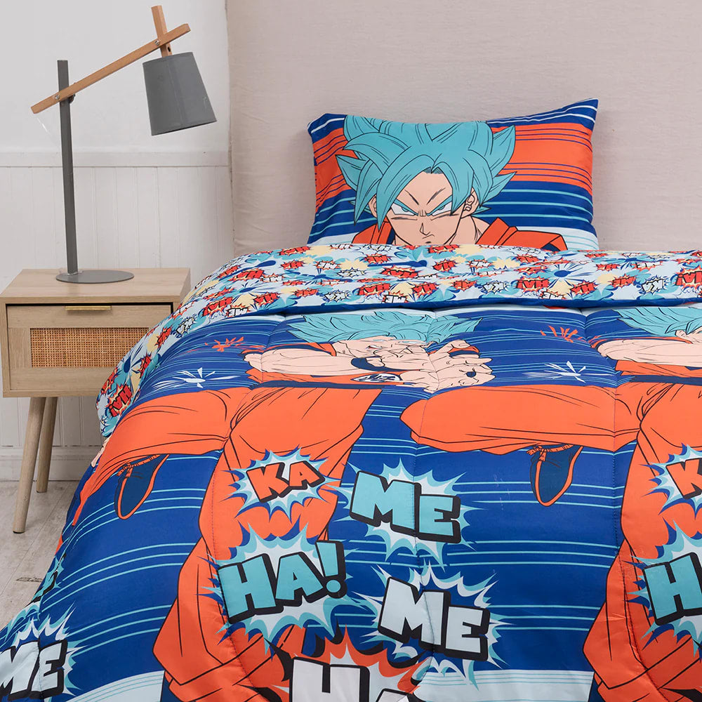Plumón Reversible Dragon Ball Super 1.5 Plazas