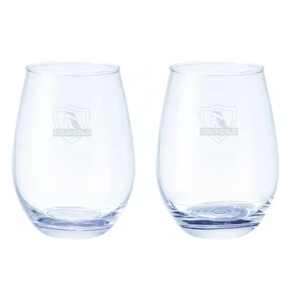 Set 2 Vasos Premium Colo Colo 370ml