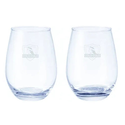 Set 2 Vasos Premium Colo Colo 370ml