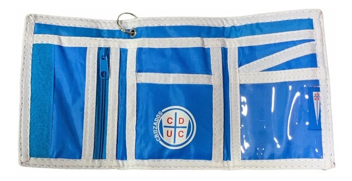 Billetera Católica Con Cadena Para Hombre Niño CDUC Oficial