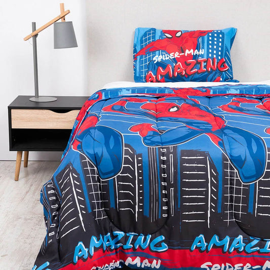 PLUMON RELLENO SPIDERMAN AZUL 1.5PL