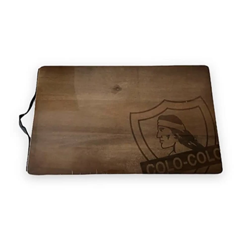 Tabla madera colo colo 37cm tallada