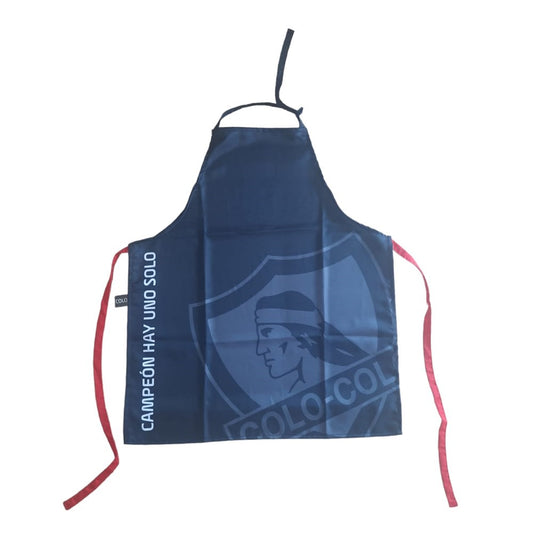 Delantal Parrillero Colo Colo Quincho Pechera Cocina Bbq Color Negro