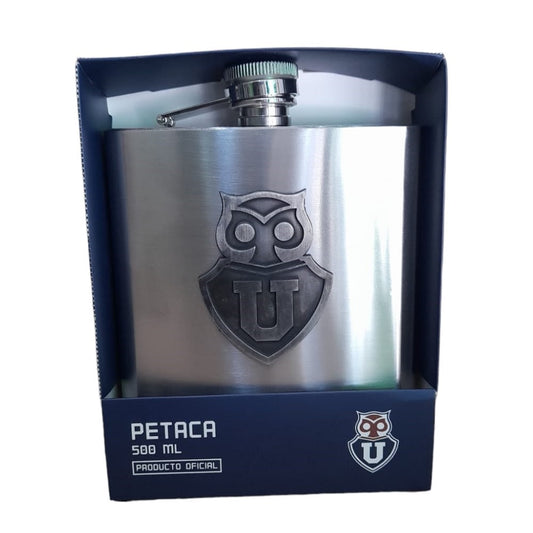 PETACA METALICA LOGO 450ML U CHILE
