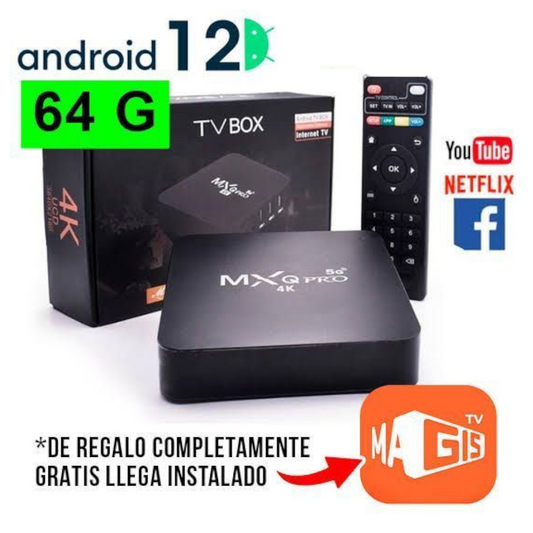 Tv box mxq pro 4k convertidor a smart tv