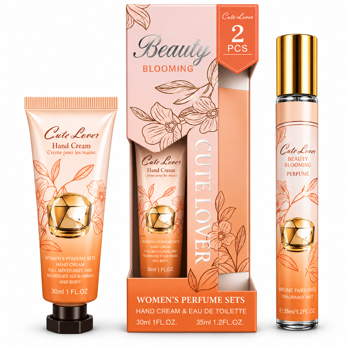 Set Perfume de Cartera Beauty Blooming + Crema de Manos
