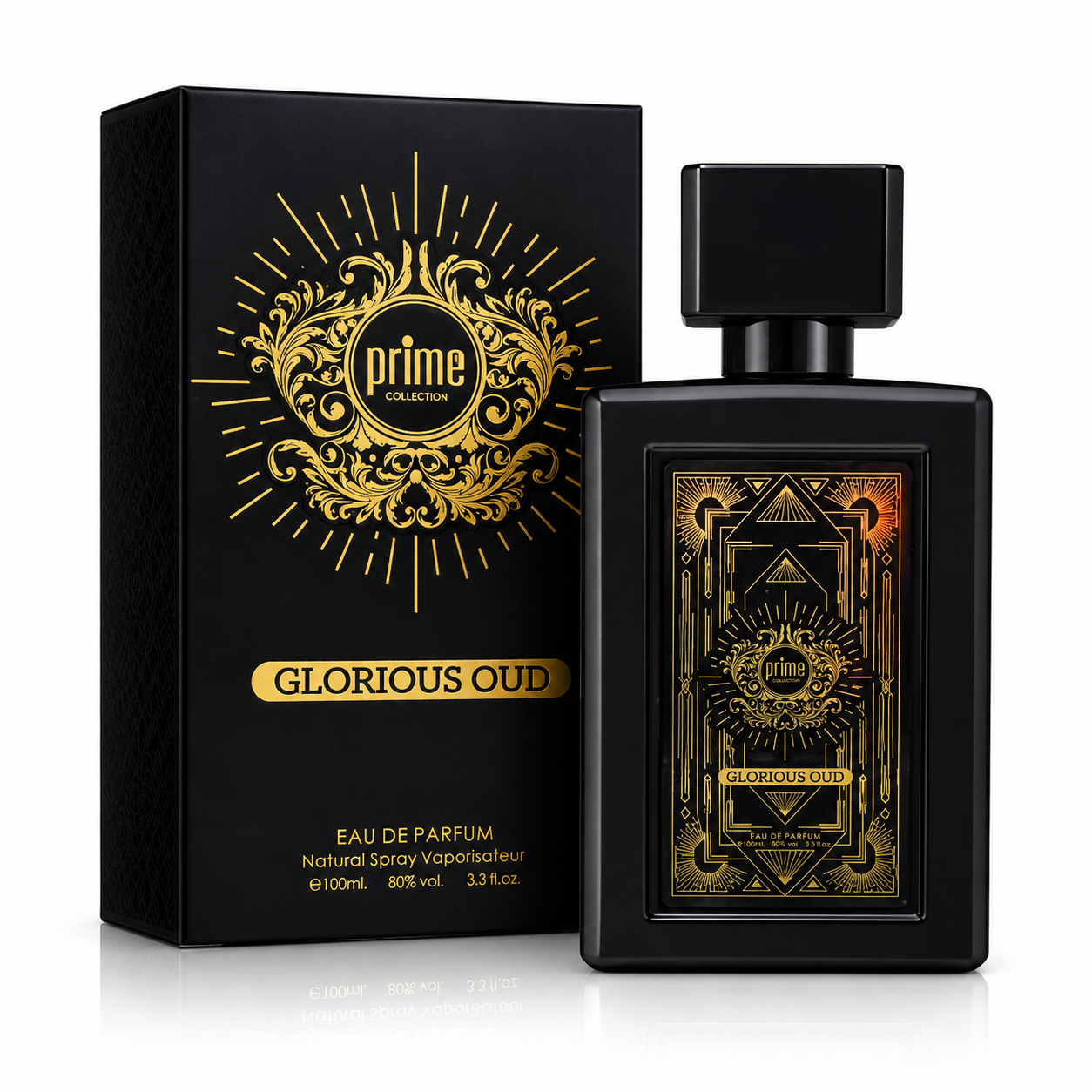 Perfume arabe prime Collection Glorious Oud Eau de Parfum 100 ml