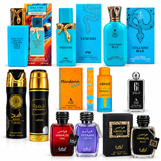 PROMOCIÓN HOMBRE – 12 PRODUCTOS AROMAS TENDENCIA