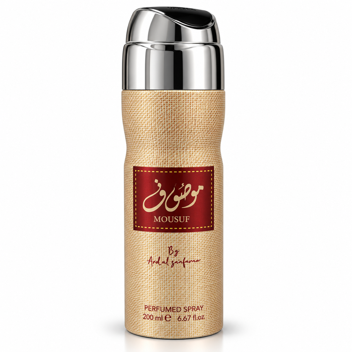 Perfume en Spray Árabe Mousuf 200 ml | Aroma Frutal, Especiado y Amaderado